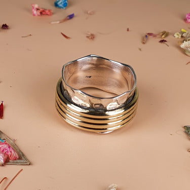 bohemian style spinner ring
